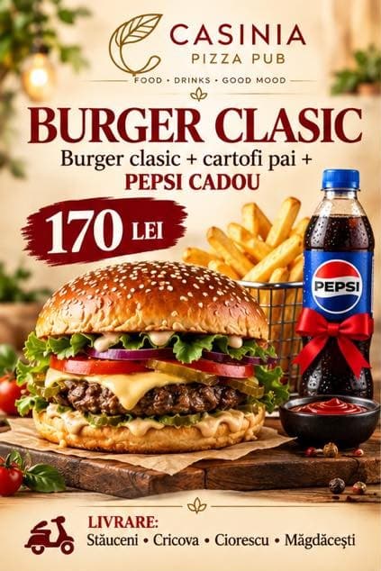 Combo Burger Clasic